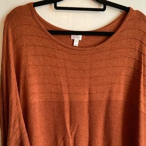 Plus Size 3x Light Weight Sweater with 3/4 Length Sleeves